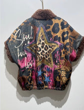 Load image into Gallery viewer, Brown teddy zippy waistcoat jacket
