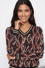 Load image into Gallery viewer, Black patterned sm super soft top
