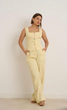 Load image into Gallery viewer, Lemon suit buttoned top and trousers
