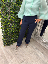 Load image into Gallery viewer, Beige or navy elastic kyla trouser
