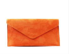 Load image into Gallery viewer, Pink, red, yellow, baby blue, blue, green, royal blue and orange envelope handbag
