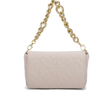 Load image into Gallery viewer, Pink, creamy white, beige, black Gold chain quilted handbag
