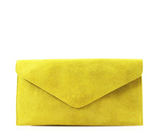 Load image into Gallery viewer, Pink, red, yellow, baby blue, blue, green, royal blue and orange envelope handbag
