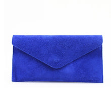 Load image into Gallery viewer, Pink, red, yellow, baby blue, blue, green, royal blue and orange envelope handbag
